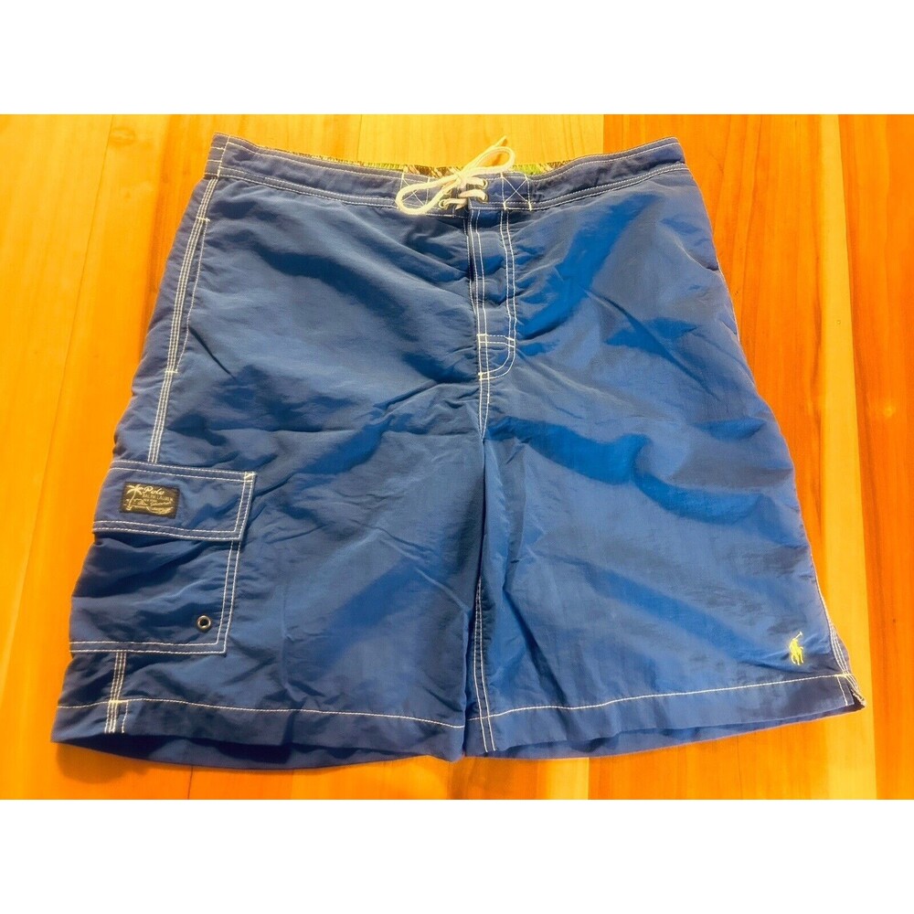 Polo By Ralph Lauren Men’s Swim Trunks. Vintage. Size Large. Mesh Lined